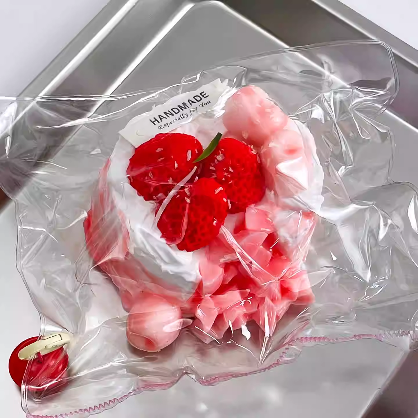 Strawberry and Cherry Cake
