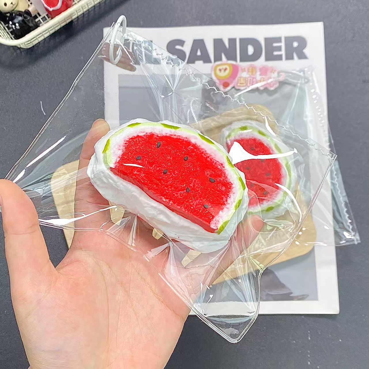 Watermelon with Yogurt Filling