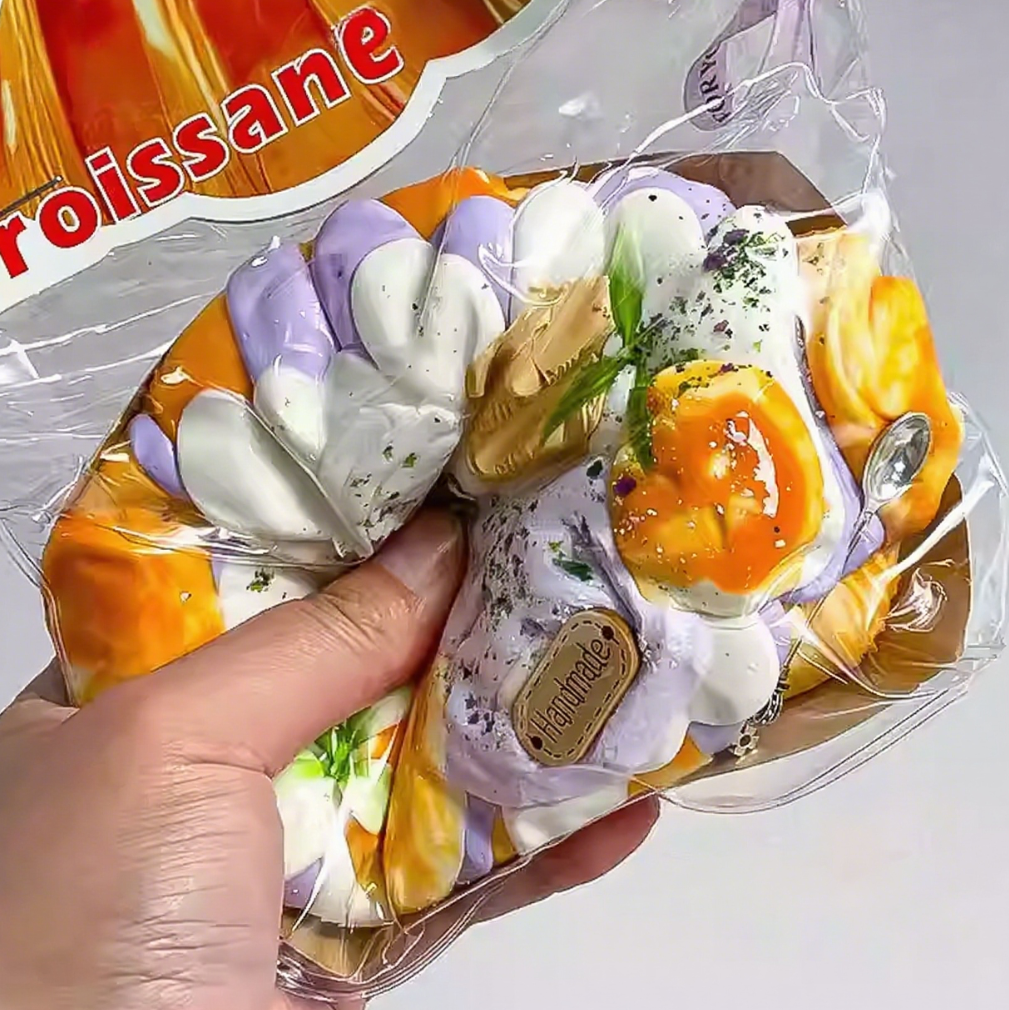 Large Taro Paste Croissant