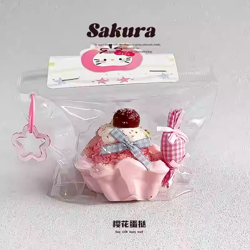 Pink Cherry Blossom Egg Tart