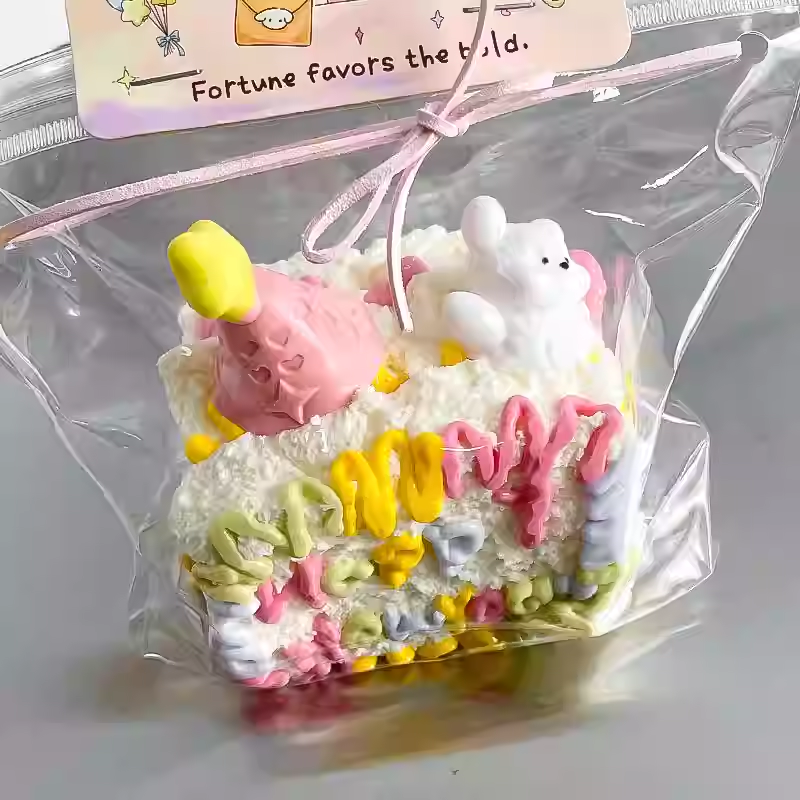 Bear-Shaped Birthday Cake