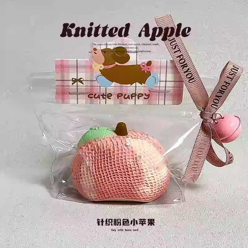 Knitted Large Apple