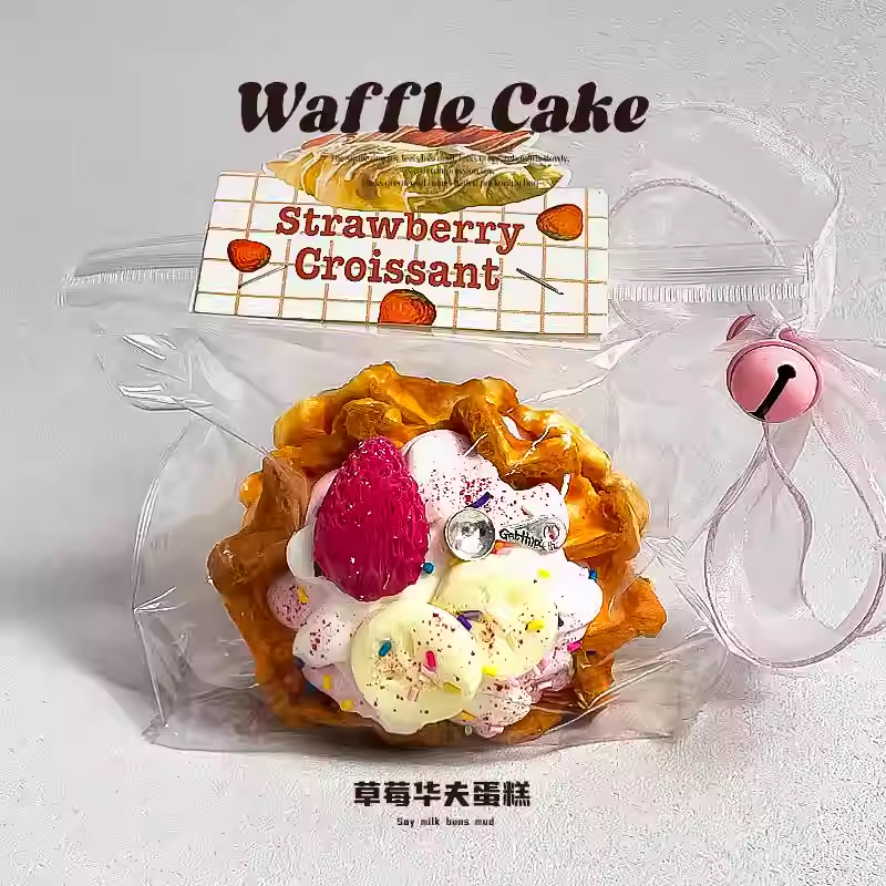 Strawberry Waffle Cake