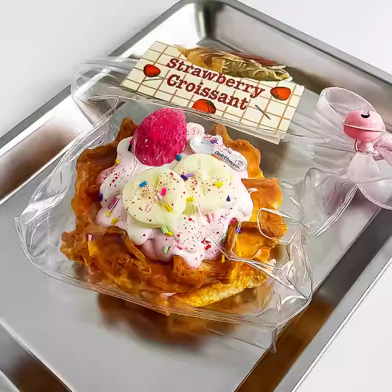 Strawberry Waffle Cake