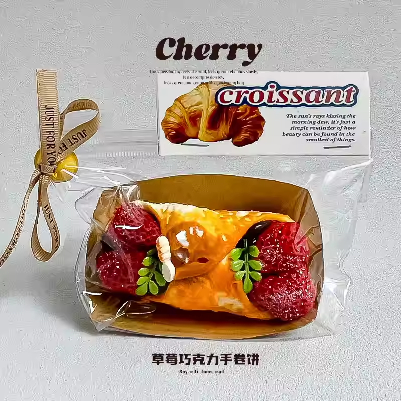 Strawberry Chocolate Hand Rolled Pancake