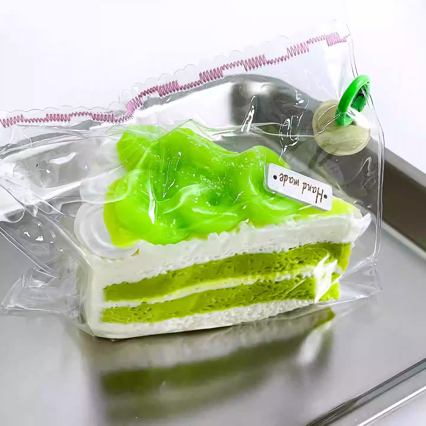 Green Grape Jam Triangle Cake
