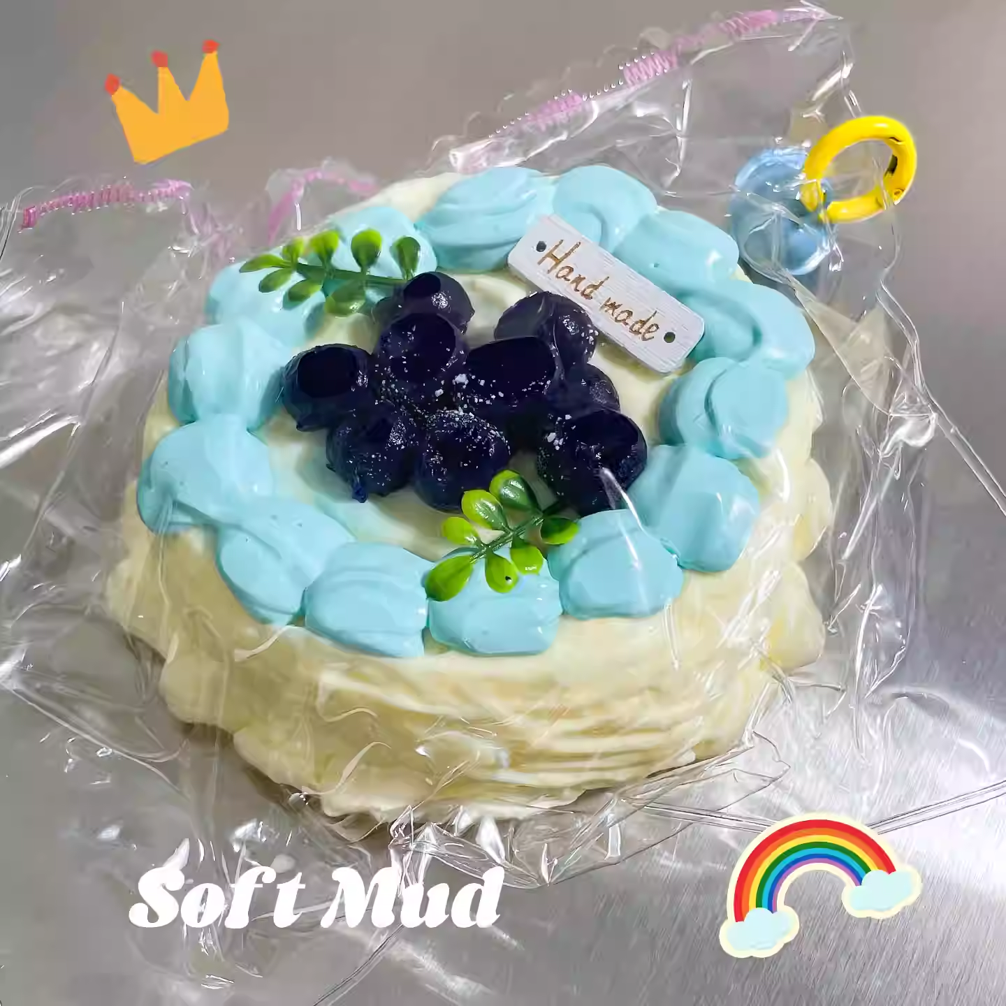 Blueberry Sea Salt Cake