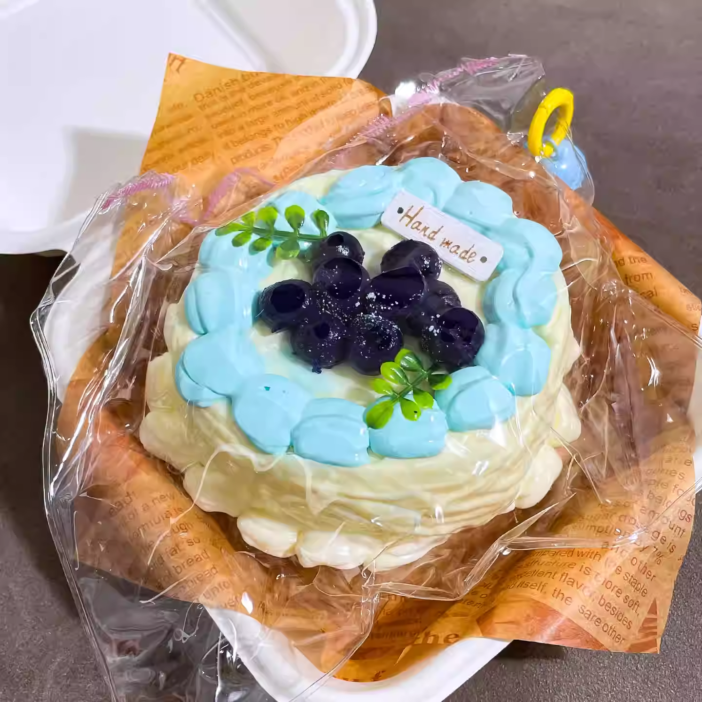 Blueberry Sea Salt Cake
