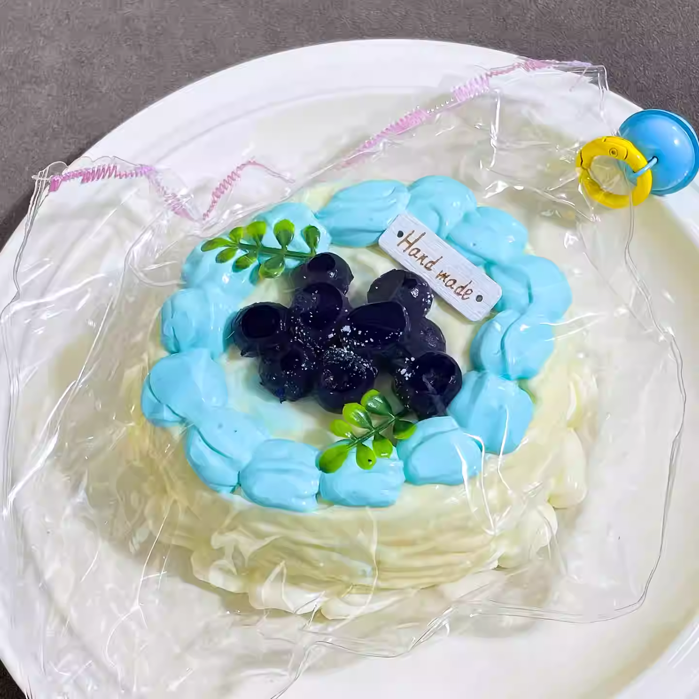Blueberry Sea Salt Cake