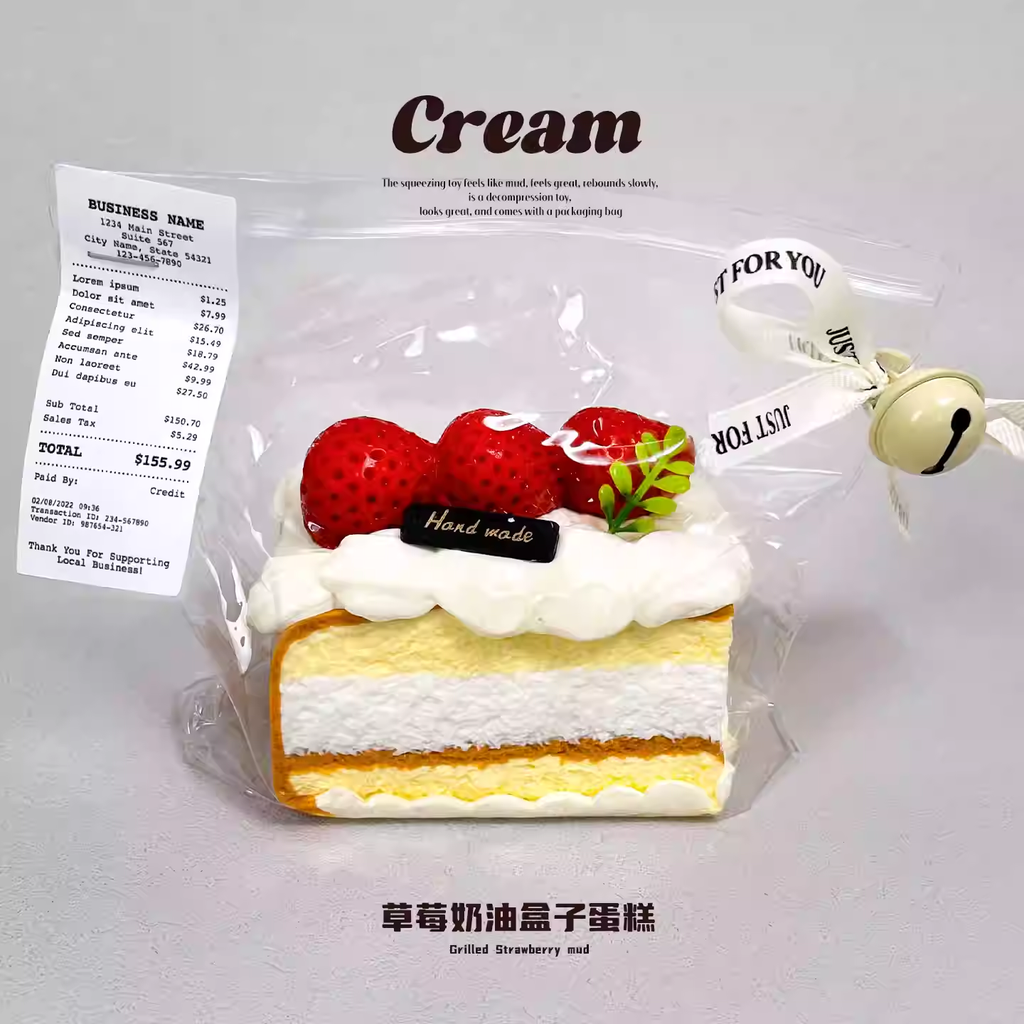Strawberry Cream Box Cake