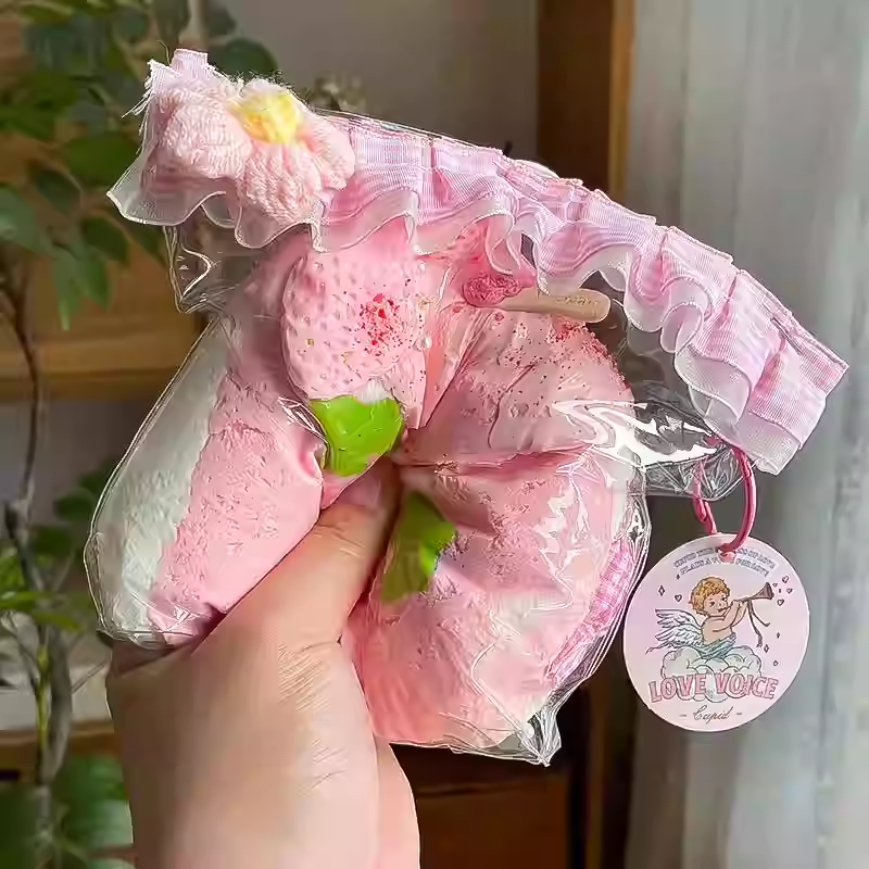 Pink Strawberry Toast