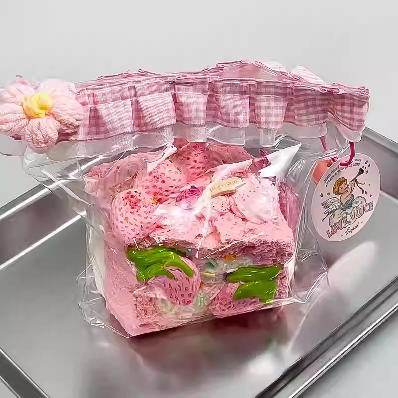 Pink Strawberry Toast