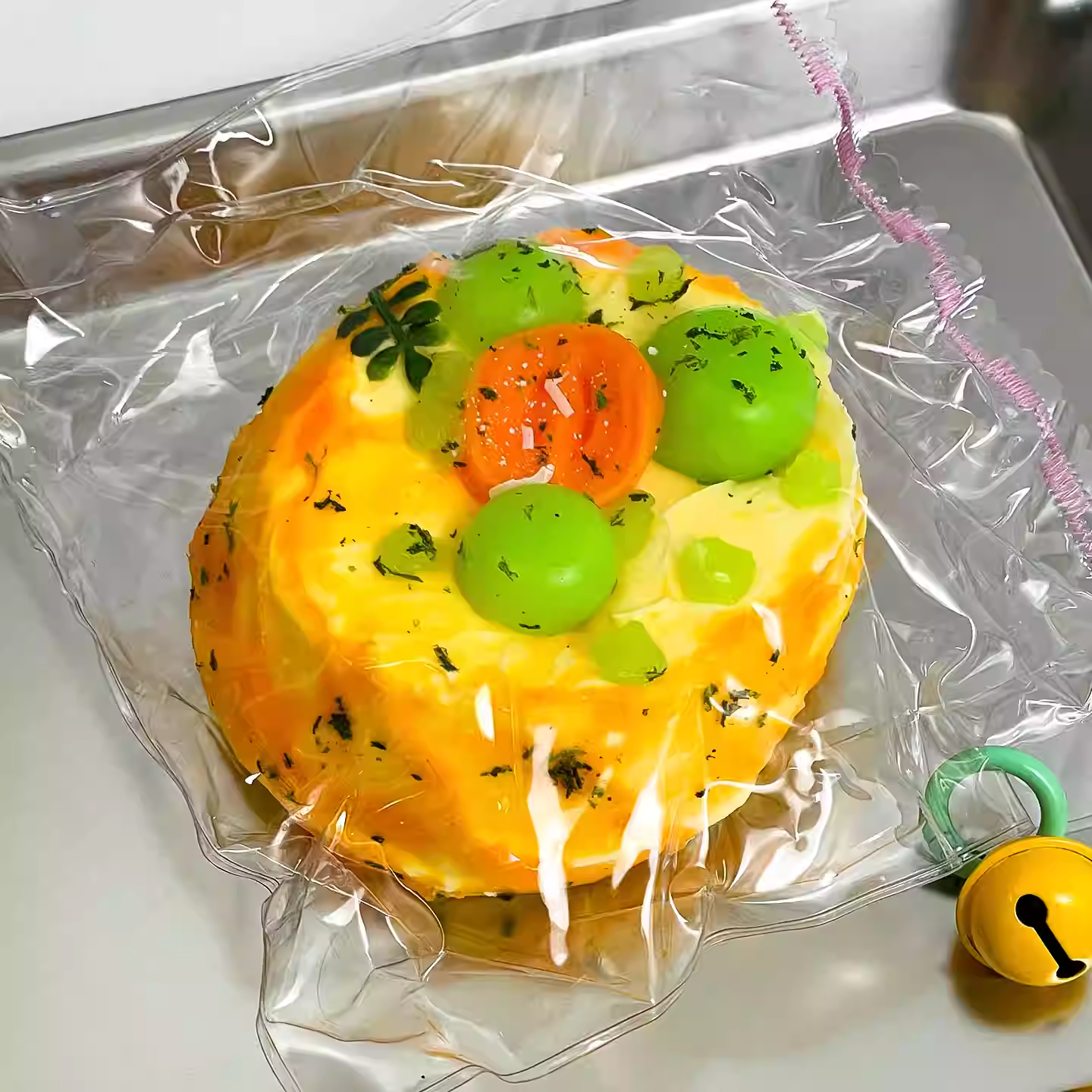 Green Grape Almond Cake