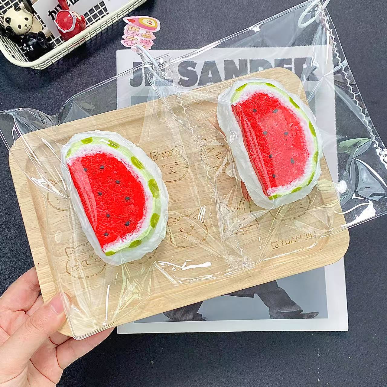 Watermelon with Yogurt Filling