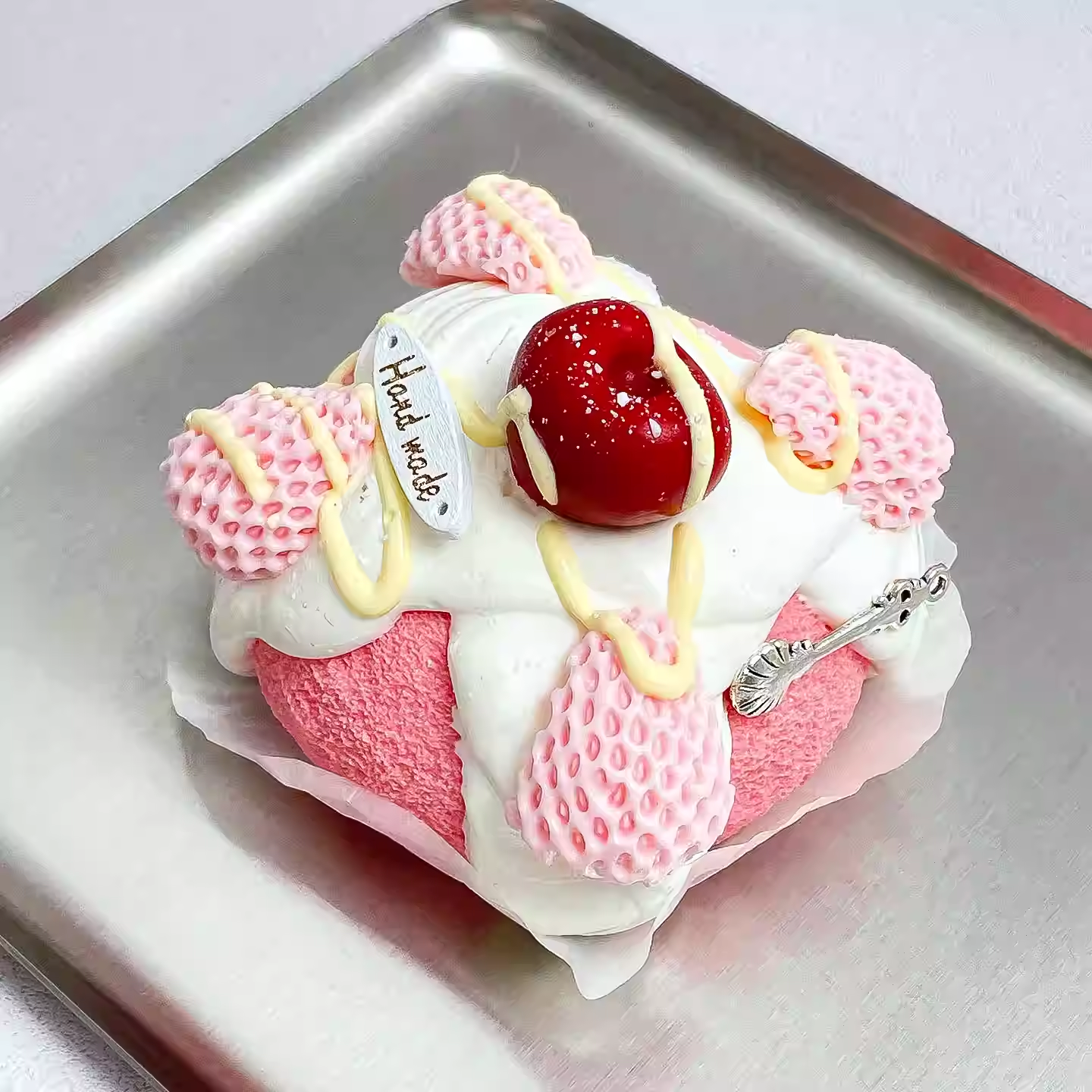 Pink Strawberry Sesame European Bread