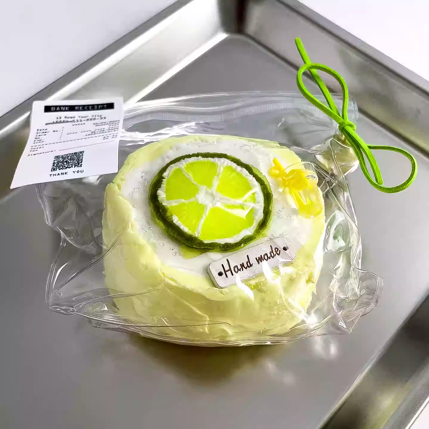 Lime Frosted Cake