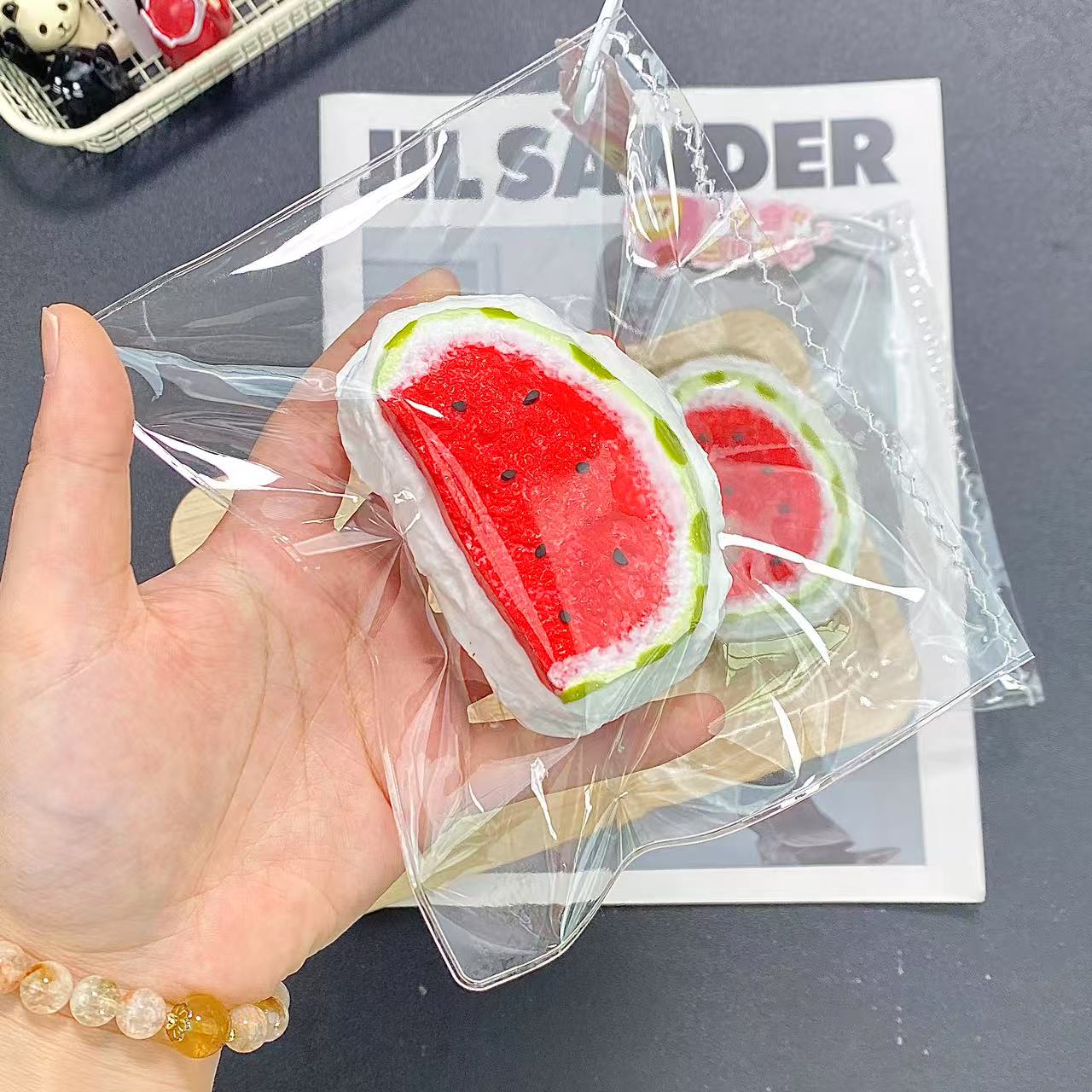 Watermelon with Yogurt Filling