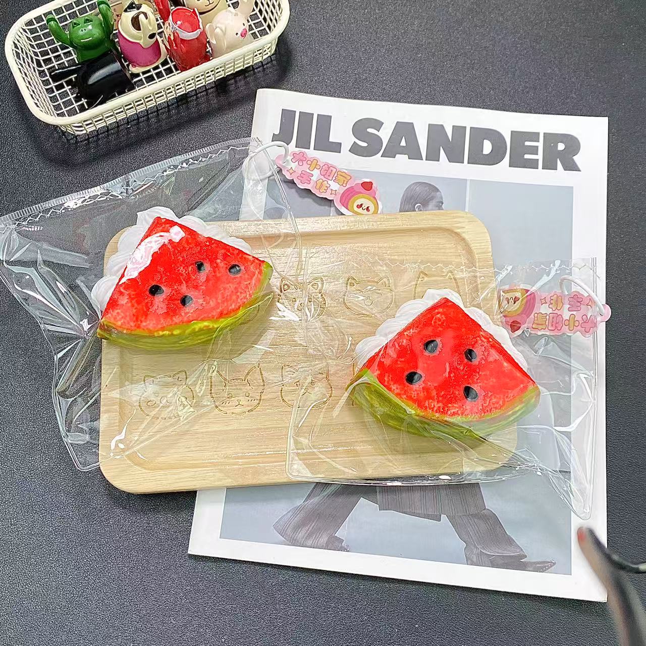 Watermelon with Yogurt Filling