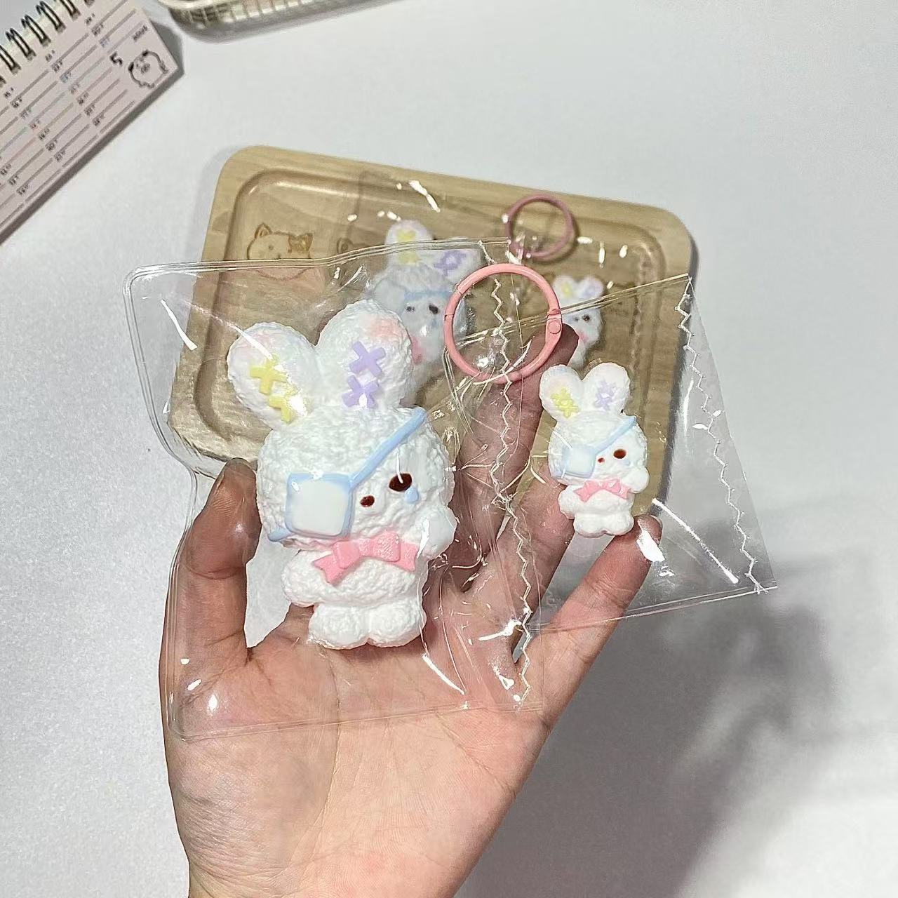 Stuffed Rabbit Parent-Child Bags