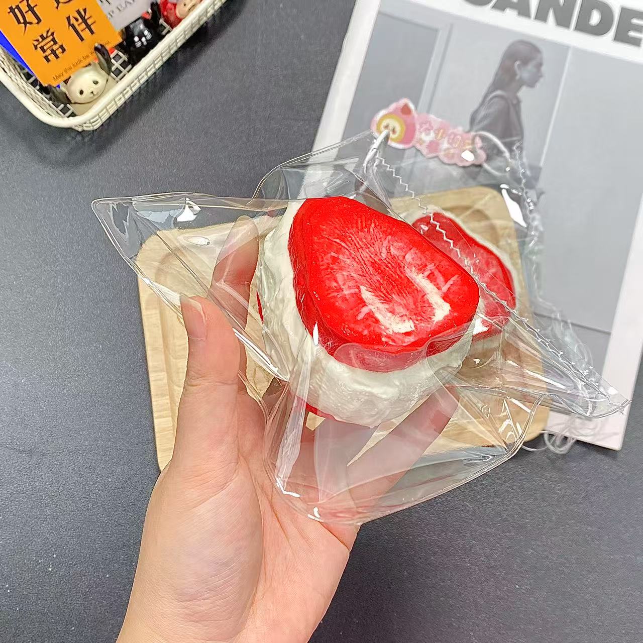 Strawberry with Yogurt Filling