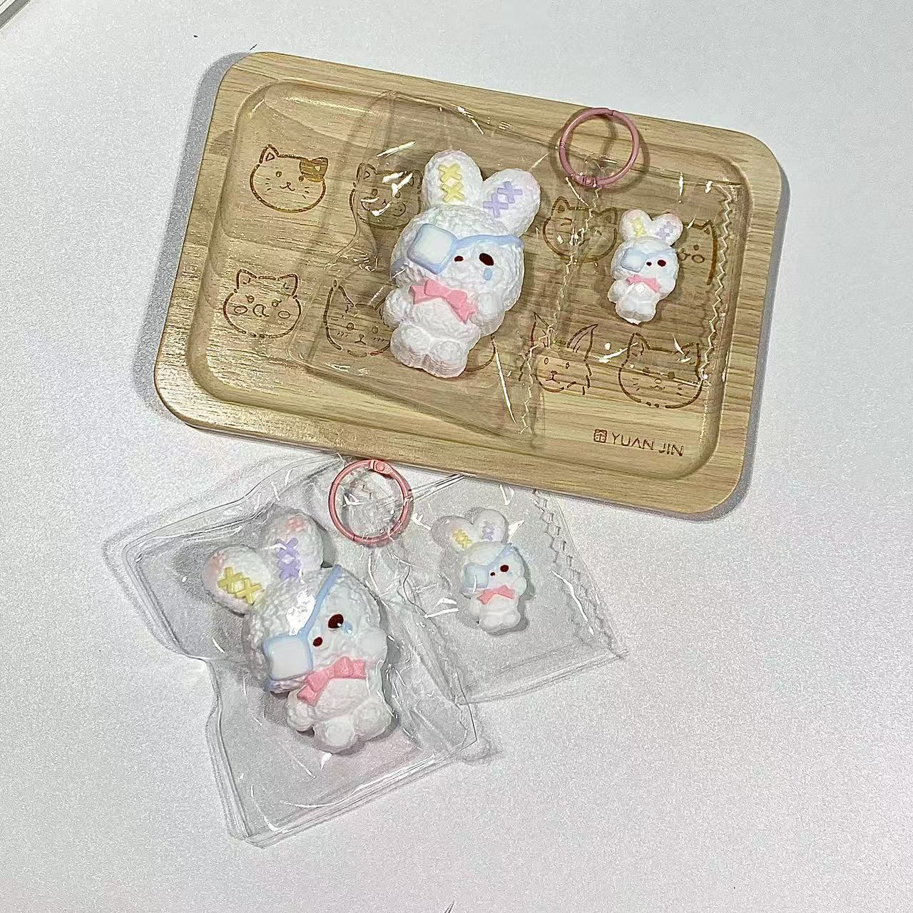 Stuffed Rabbit Parent-Child Bags