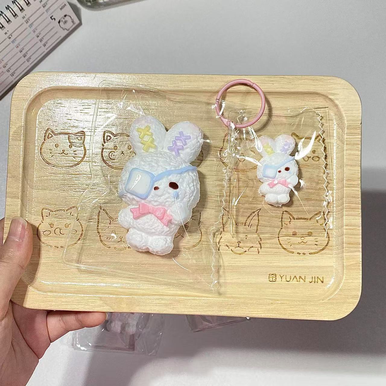 Stuffed Rabbit Parent-Child Bags