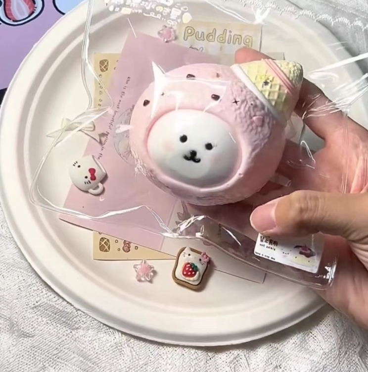 Ice Cream Self-Deprecating Bear