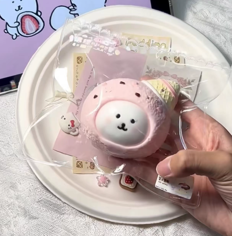 Ice Cream Self-Deprecating Bear