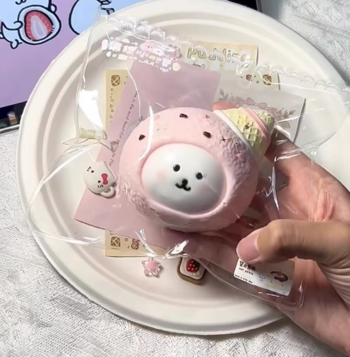 Ice Cream Self-Deprecating Bear
